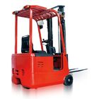 Professional Small Battery Operated Three Wheel Electric Forklift Indoor Operation