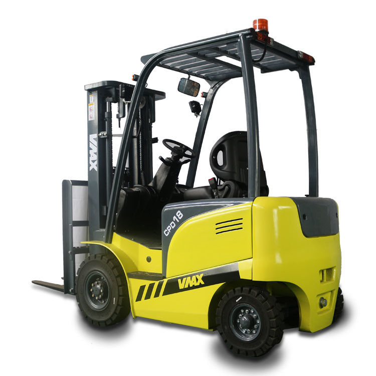 Warehouse Lift Truck Four Wheel Electric Forklift With Curtis Controller